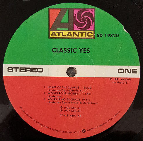 Yes : Classic Yes (LP, Comp, All)