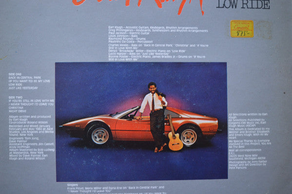 Earl Klugh : Low Ride (LP, Album)