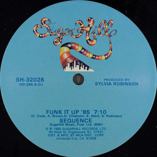 The Sequence : Funk It Up '85 (12", Promo)