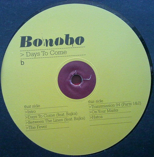 Bonobo : Days To Come (2xLP, Album)