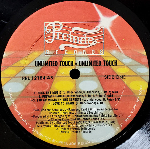 Unlimited Touch : Unlimited Touch (LP, Album)