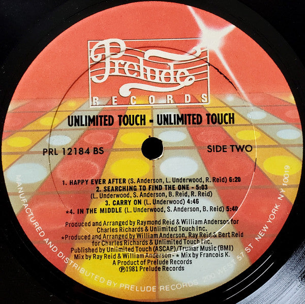 Unlimited Touch : Unlimited Touch (LP, Album)