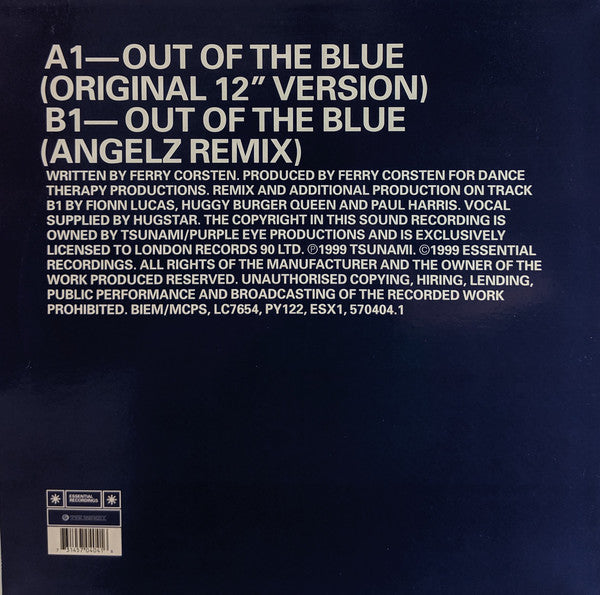 System F : Out Of The Blue (12")