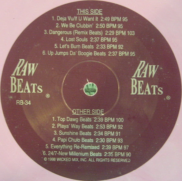 Raw Beats : Raw Beats #34 (LP, Album, Mar)