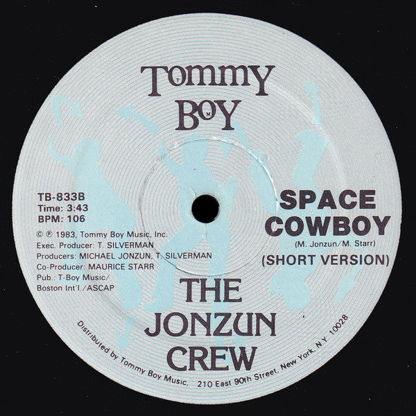 The Jonzun Crew : Space Cowboy (12")