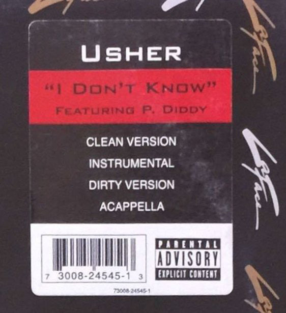 Usher : I Don't Know (12")