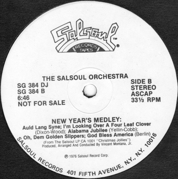 The Salsoul Orchestra : Christmas Medley (12", Single, Promo)