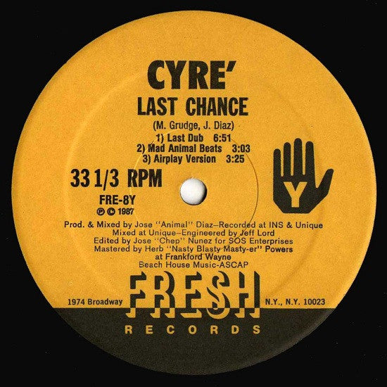 Cyré : Last Chance (12")