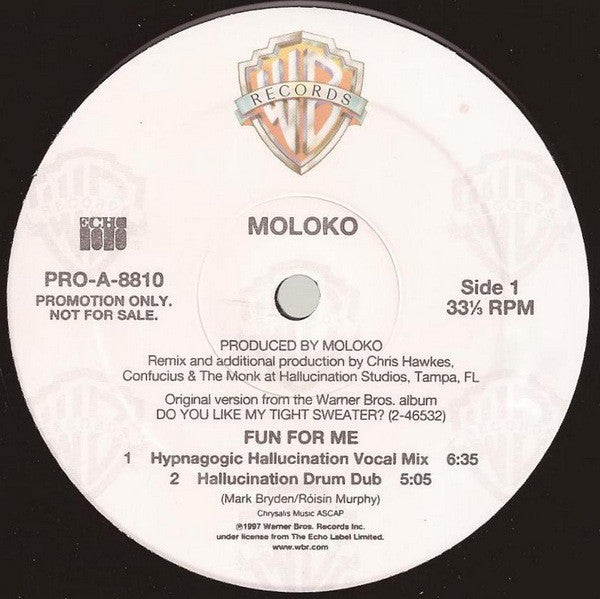 Moloko : Fun For Me (12", Promo)