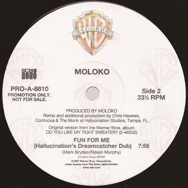 Moloko : Fun For Me (12", Promo)