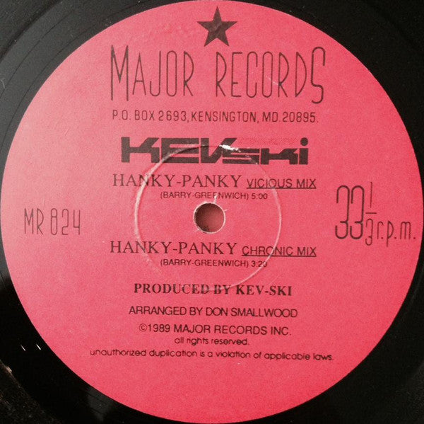 Kev-Ski (2) : Hanky Panky (12")