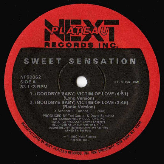 Sweet Sensation : (Goodbye Baby) Victim Of Love (12")