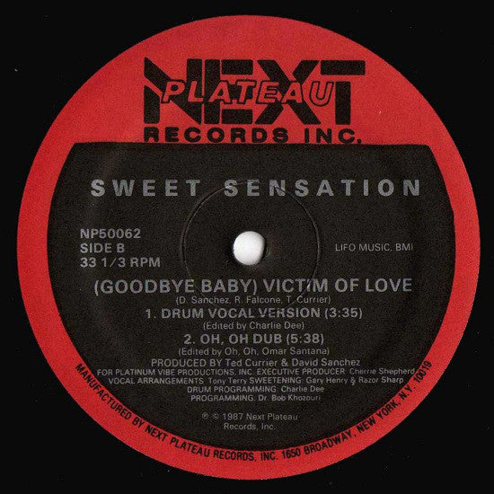 Sweet Sensation : (Goodbye Baby) Victim Of Love (12")