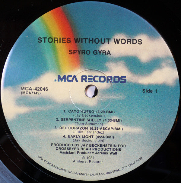 Spyro Gyra : Stories Without Words (LP, Album, Eur)