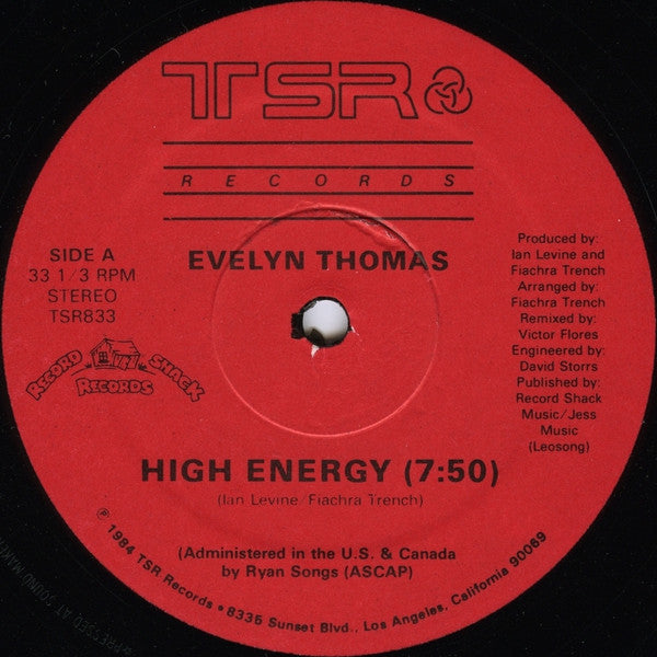 Evelyn Thomas : High-Energy (12")