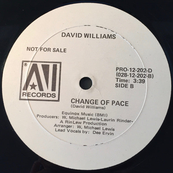 David Williams (2) : Come On Down, Boogie People (12", Promo)