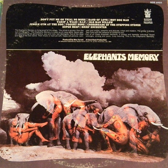 Elephants Memory : The Elephants Memory (LP, Album)