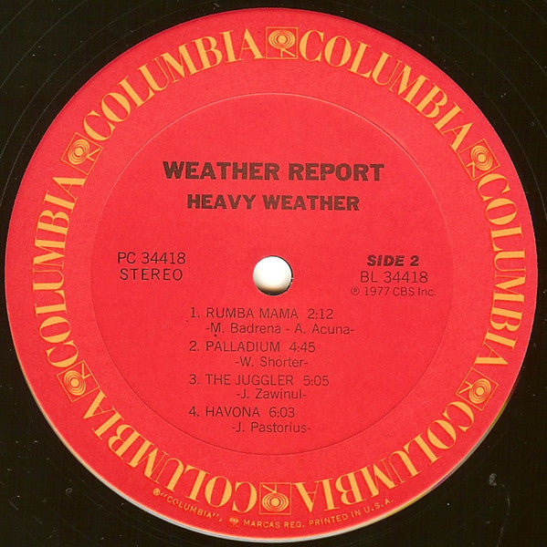 Weather Report : Heavy Weather (LP, Album, Ter)