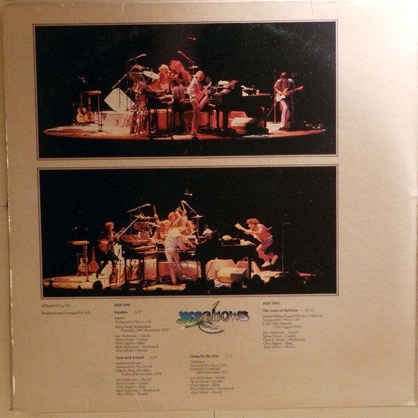 Yes : Yesshows (2xLP, Album, PR )