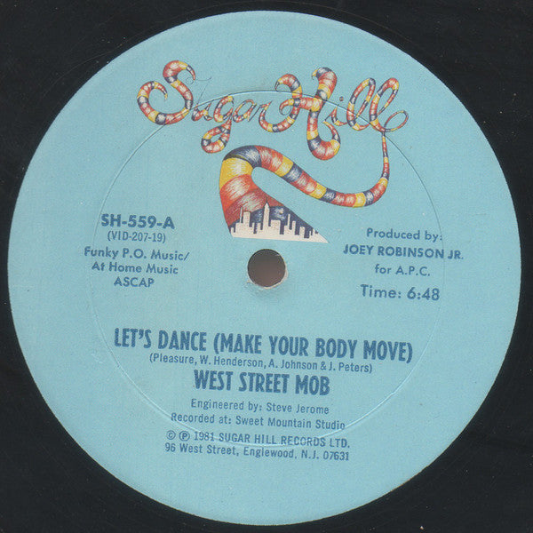 West Street Mob : Let's Dance (Make Your Body Move) (12")