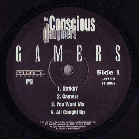 The Conscious Daughters : Gamers (2xLP, Album)