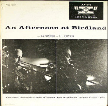 Kai Winding And J. J. Johnson* : An Afternoon At Birdland (LP, Album)