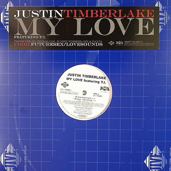 Justin Timberlake : My Love (12", Promo)