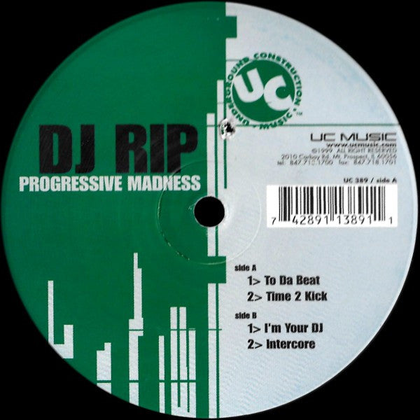 DJ Rip : Progressive Madness (12")