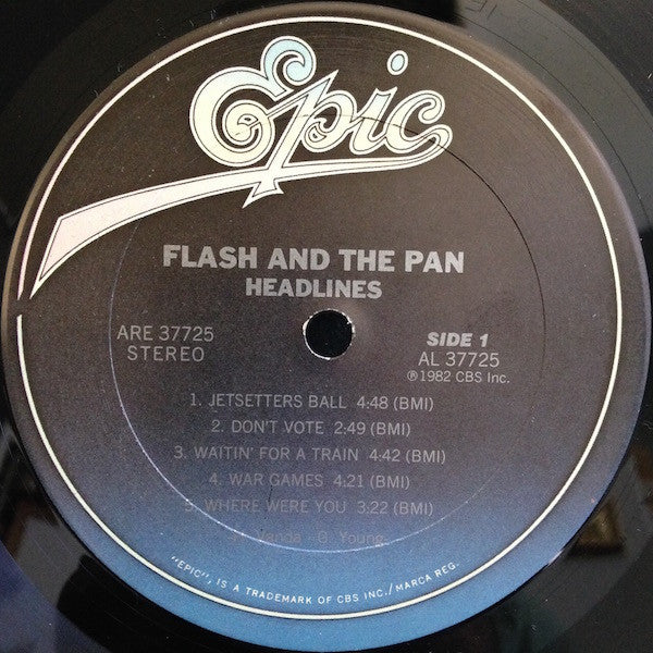 Flash & The Pan : Headlines (LP, Album, Car)