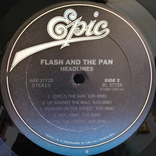 Flash & The Pan : Headlines (LP, Album, Car)