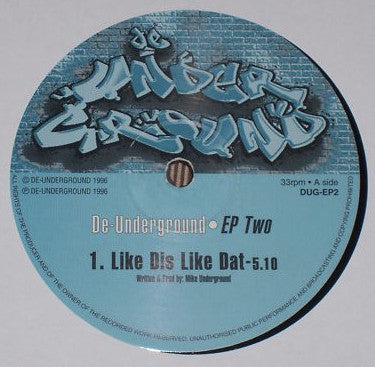 Various : De-Underground EP Two (12", EP)