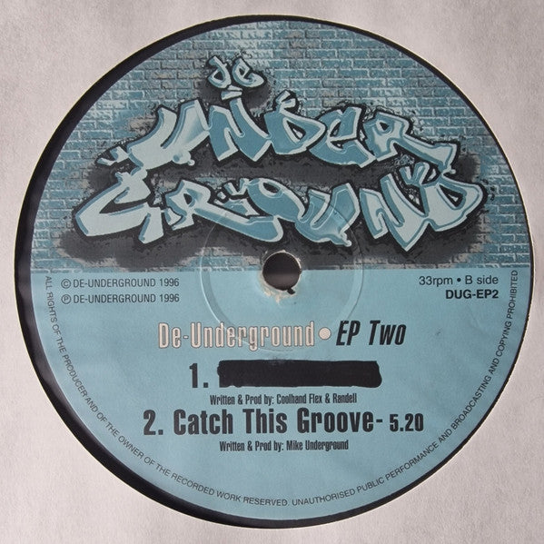 Various : De-Underground EP Two (12", EP)