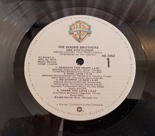 The Doobie Brothers : One Step Closer (LP, Album, Club, RCA)