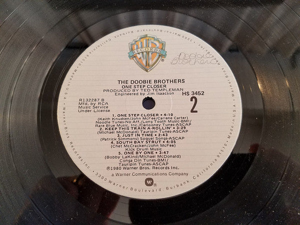 The Doobie Brothers : One Step Closer (LP, Album, Club, RCA)