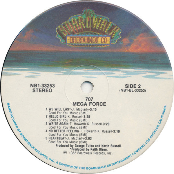 707 : Mega Force (LP, Album, RCA)