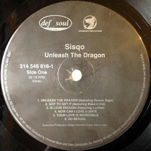 Sisqó* : Unleash The Dragon (LP, Album)