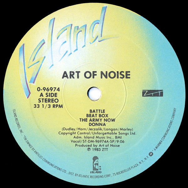 The Art Of Noise : Into Battle With The Art Of Noise (12")