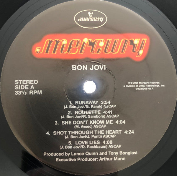 Bon Jovi : Bon Jovi (LP, Album, RE)