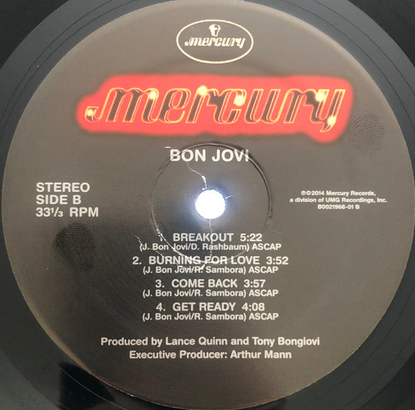 Bon Jovi : Bon Jovi (LP, Album, RE)