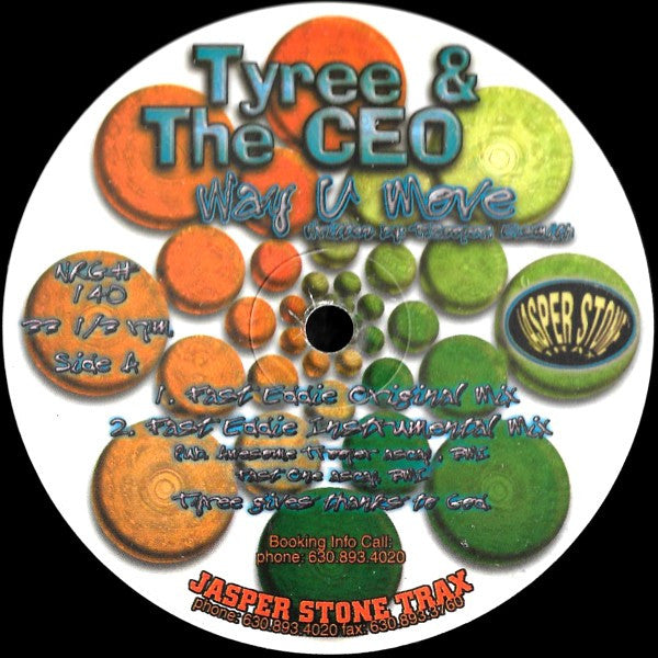 Tyree Cooper & The CEO : Way U Move (12")