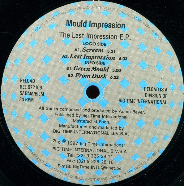Mould Impression : The Last Impression E.P. (12", EP)