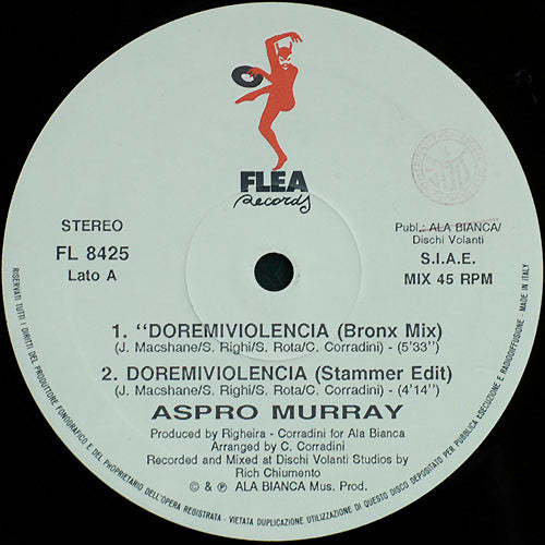 Aspro Murray : Doremiviolencia (12")