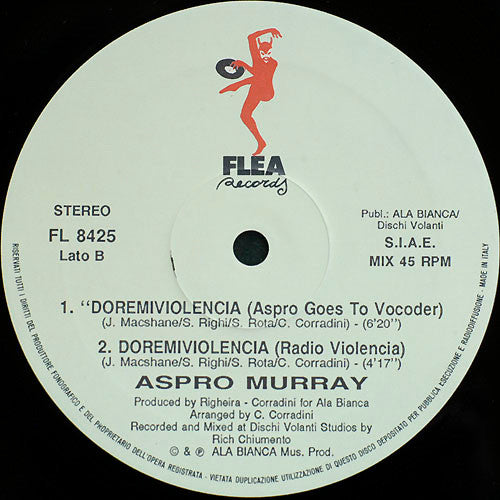 Aspro Murray : Doremiviolencia (12")