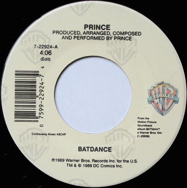 Prince : Batdance (7", Single, Spe)