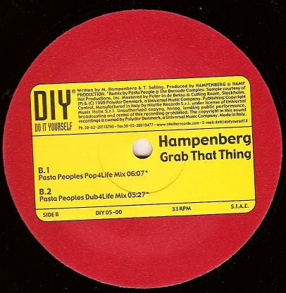 Hampenberg : Grab That Thing (12")