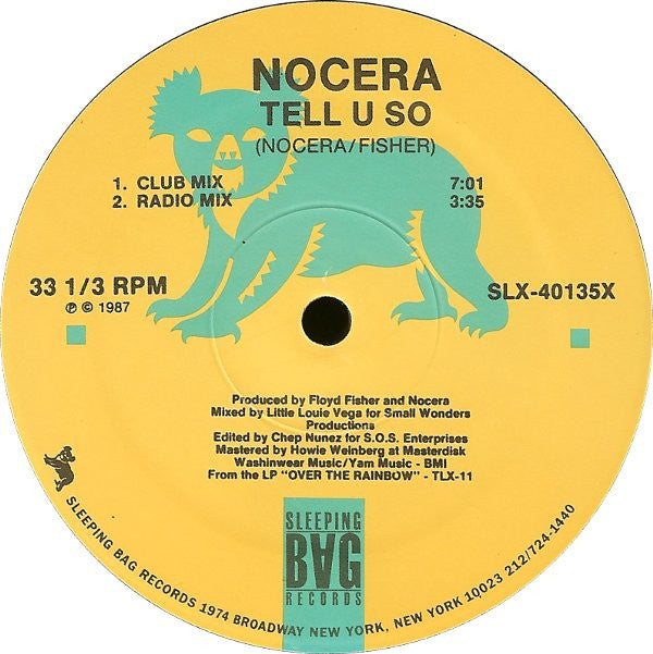 Nocera : Tell U So (12")