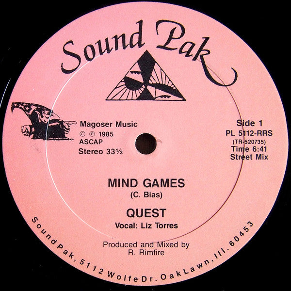 Quest (9) : Mind Games (12")