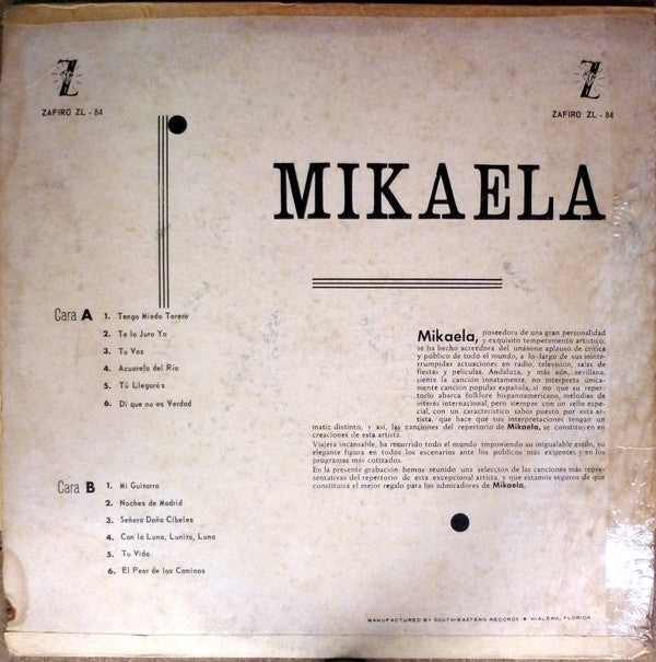 Mikaela (4) : Mikaela (LP, Album)