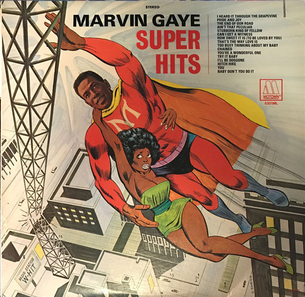 Marvin Gaye : Super Hits (LP, Comp, RE)