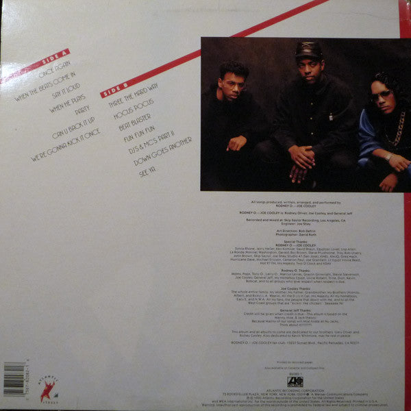 Rodney-O. & Joe Cooley* : Three The Hard Way (LP, Album)